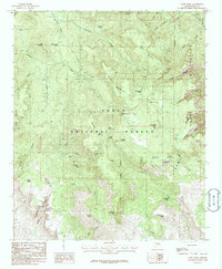 Download a high-resolution, GPS-compatible USGS topo map for Aztec Peak, AZ (1986 edition)