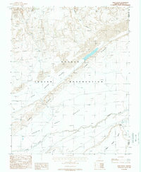 Download a high-resolution, GPS-compatible USGS topo map for Baby Rocks, AZ (1988 edition)
