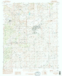 Download a high-resolution, GPS-compatible USGS topo map for Bagdad, AZ (1986 edition)