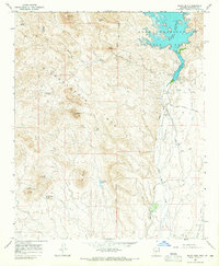 1964 Map of Peoria, AZ, 1965 Print