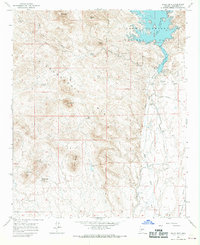 1964 Map of Peoria, AZ, 1969 Print