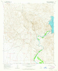 Download a high-resolution, GPS-compatible USGS topo map for Bartlett Dam, AZ (1965 edition)