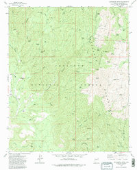 Download a high-resolution, GPS-compatible USGS topo map for Battleship Butte, AZ (1982 edition)