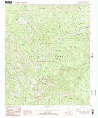 Download a high-resolution, GPS-compatible USGS topo map for Bear Mountain, AZ (1991 edition)