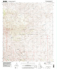 preview thumbnail of historical topo map of Graham County, AZ in 1997