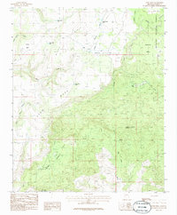 Download a high-resolution, GPS-compatible USGS topo map for Behm Mesa, AZ (1986 edition)