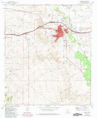 Download a high-resolution, GPS-compatible USGS topo map for Benson, AZ (1984 edition)