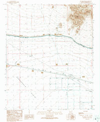 Download a high-resolution, GPS-compatible USGS topo map for Big Horn Peak, AZ (1990 edition)