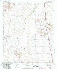 Download a high-resolution, GPS-compatible USGS topo map for Biscuit Flat, AZ (1982 edition)