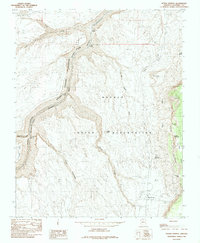 Download a high-resolution, GPS-compatible USGS topo map for Bitter Springs, AZ (1985 edition)