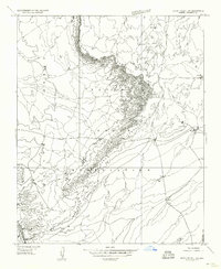 Download a high-resolution, GPS-compatible USGS topo map for Black Falls 4 SW, AZ (1957 edition)