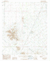 Download a high-resolution, GPS-compatible USGS topo map for Black Gap, AZ (1986 edition)