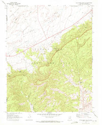 Download a high-resolution, GPS-compatible USGS topo map for Black Mesa Wash NW, AZ (1972 edition)