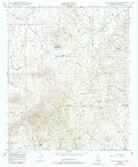 Download a high-resolution, GPS-compatible USGS topo map for Black Mountain, AZ (1985 edition)