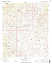 Download a high-resolution, GPS-compatible USGS topo map for Bloody Basin, AZ (1976 edition)