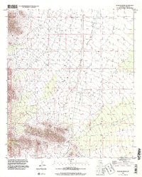 preview thumbnail of historical topo map of Cochise County, AZ in 1998