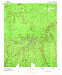 preview thumbnail of historical topo map of Coconino County, AZ in 1965