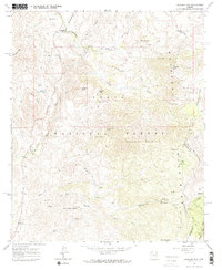 Download a high-resolution, GPS-compatible USGS topo map for Boulder Mtn, AZ (1971 edition)