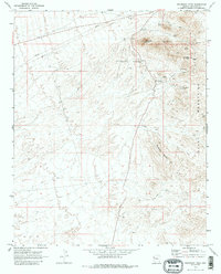 Download a high-resolution, GPS-compatible USGS topo map for Boundary Cone, AZ (1986 edition)