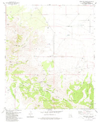 Download a high-resolution, GPS-compatible USGS topo map for Bowie Mtn North, AZ (1981 edition)