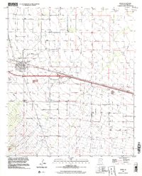 Download a high-resolution, GPS-compatible USGS topo map for Bowie, AZ (2002 edition)