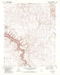 Download a high-resolution, GPS-compatible USGS topo map for Box K Ranch, AZ (1985 edition)