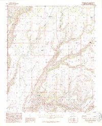 Download a high-resolution, GPS-compatible USGS topo map for Bozarth Mesa, AZ (1986 edition)