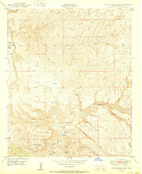 preview thumbnail of historical topo map of Pinal County, AZ in 1950