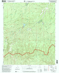 Download a high-resolution, GPS-compatible USGS topo map for Brookbank Point, AZ (2001 edition)