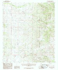 Download a high-resolution, GPS-compatible USGS topo map for Bruno Peak, AZ (1986 edition)