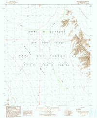 Download a high-resolution, GPS-compatible USGS topo map for Bryan Mountains, AZ (1990 edition)