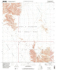 Download a high-resolution, GPS-compatible USGS topo map for Buck Peak, AZ (2000 edition)