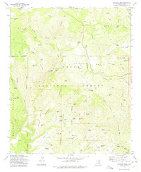 Download a high-resolution, GPS-compatible USGS topo map for Buckhead Mesa, AZ (1975 edition)