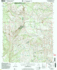 Download a high-resolution, GPS-compatible USGS topo map for Buckhead Mesa, AZ (2006 edition)