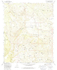 Download a high-resolution, GPS-compatible USGS topo map for Buckhead Mesa, AZ (1986 edition)