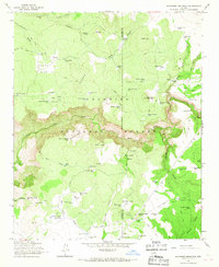 Download a high-resolution, GPS-compatible USGS topo map for Buckhorn Mountain, AZ (1967 edition)