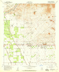 1956 Map of Mesa, AZ, 1959 Print