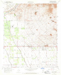 1956 Map of Mesa, AZ, 1967 Print