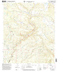 Download a high-resolution, GPS-compatible USGS topo map for Buffalo Crossing, AZ (2000 edition)