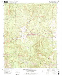 Download a high-resolution, GPS-compatible USGS topo map for Bull Spring, AZ (1980 edition)