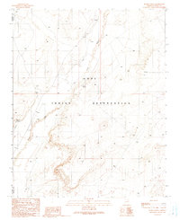 Download a high-resolution, GPS-compatible USGS topo map for Burro Spring, AZ (1991 edition)
