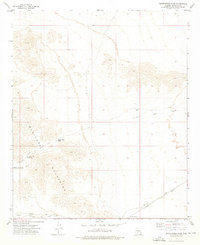 Download a high-resolution, GPS-compatible USGS topo map for Butterfield Pass, AZ (1976 edition)