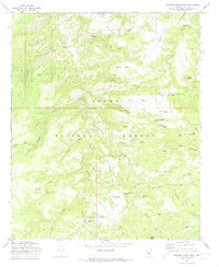 Download a high-resolution, GPS-compatible USGS topo map for Buzzard Roost Mesa, AZ (1973 edition)