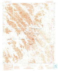 Download a high-resolution, GPS-compatible USGS topo map for Cabeza Prieta Peak, AZ (1990 edition)