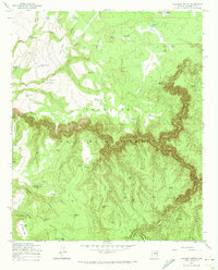 Download a high-resolution, GPS-compatible USGS topo map for Calloway Butte, AZ (1972 edition)