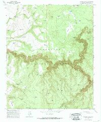 Download a high-resolution, GPS-compatible USGS topo map for Calloway Butte, AZ (1972 edition)