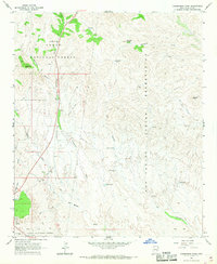 Download a high-resolution, GPS-compatible USGS topo map for Cammerman Wash, AZ (1968 edition)