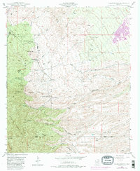Download a high-resolution, GPS-compatible USGS topo map for Campo Bonito, AZ (1982 edition)