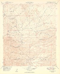 Download a high-resolution, GPS-compatible USGS topo map for Campo Bonito, AZ (1949 edition)