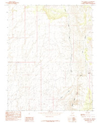 preview thumbnail of historical topo map of Mohave County, AZ in 1985